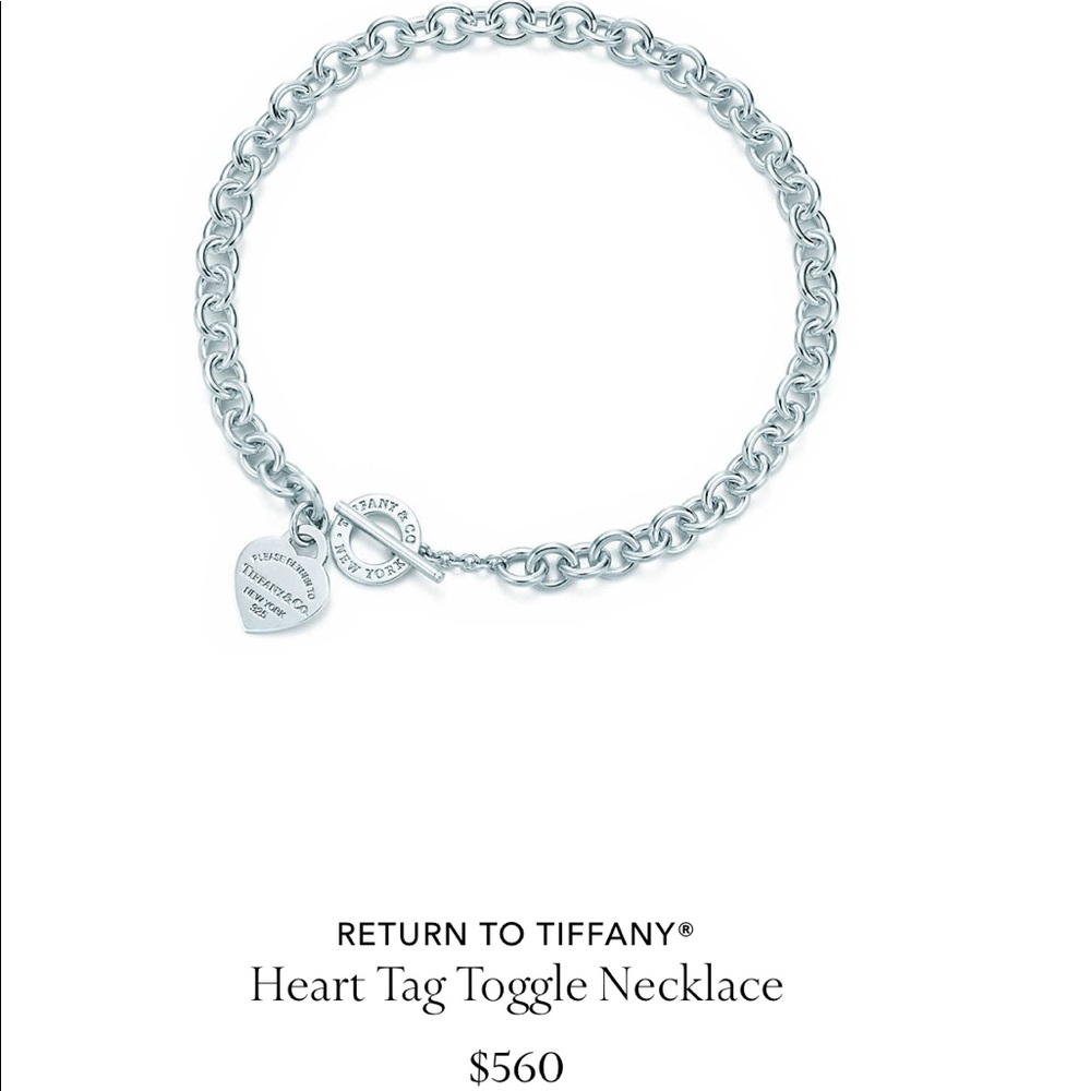 Return to Tiffany Heart Tag Toggle Necklace